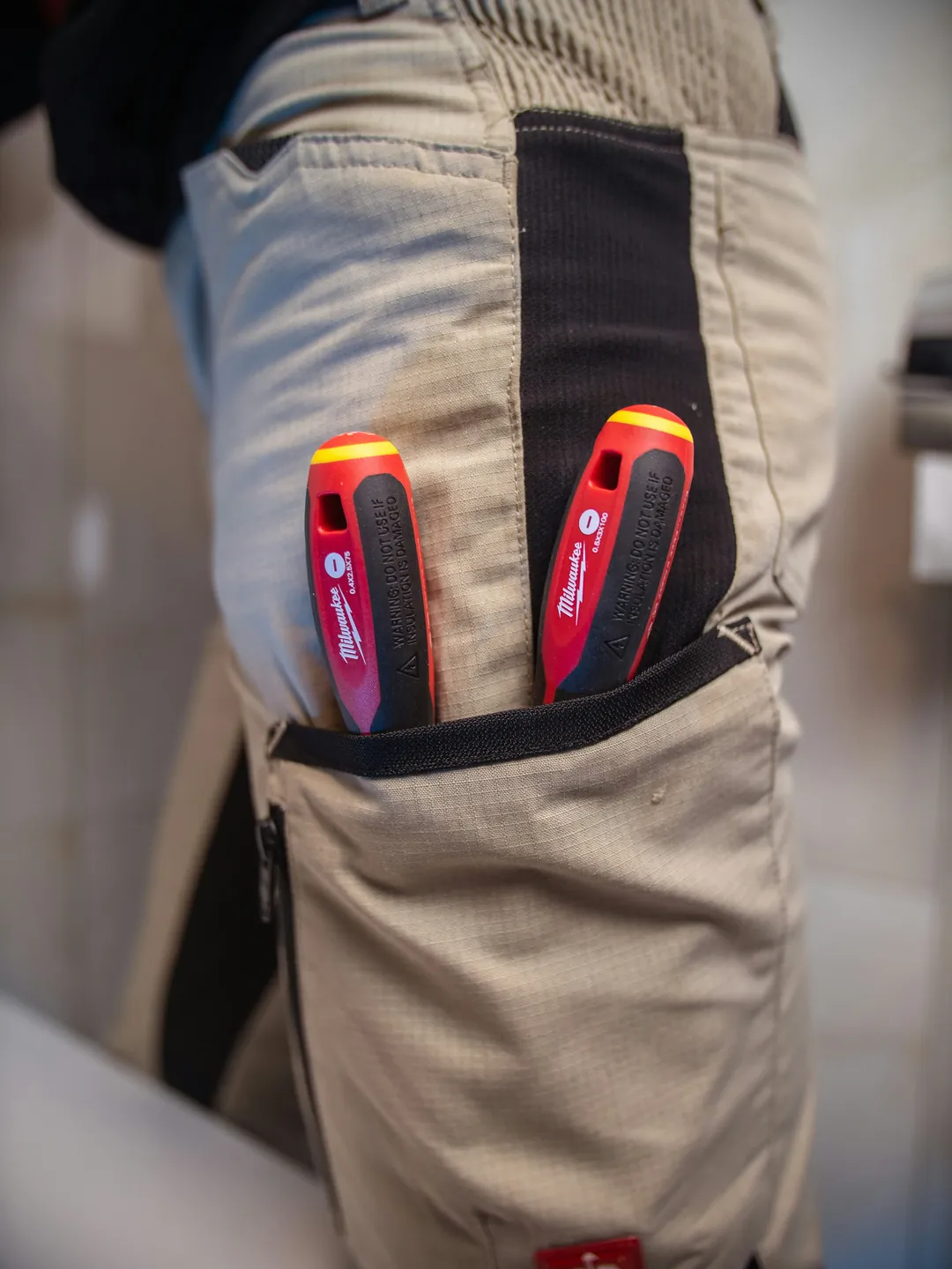 Hand tools in a tradesman toolkit
